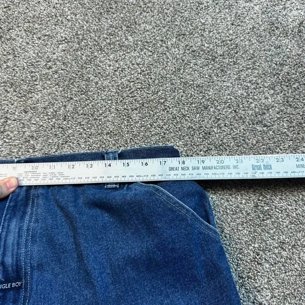 Vintage Y2K wide leg baggy punk‎ skater bugle boy convertible jeans fit 36x29